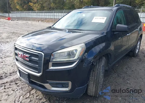 2014 GMC Acadia Sle-1 из США, поврежденный, VIN 1GKKRNED2EJ182345